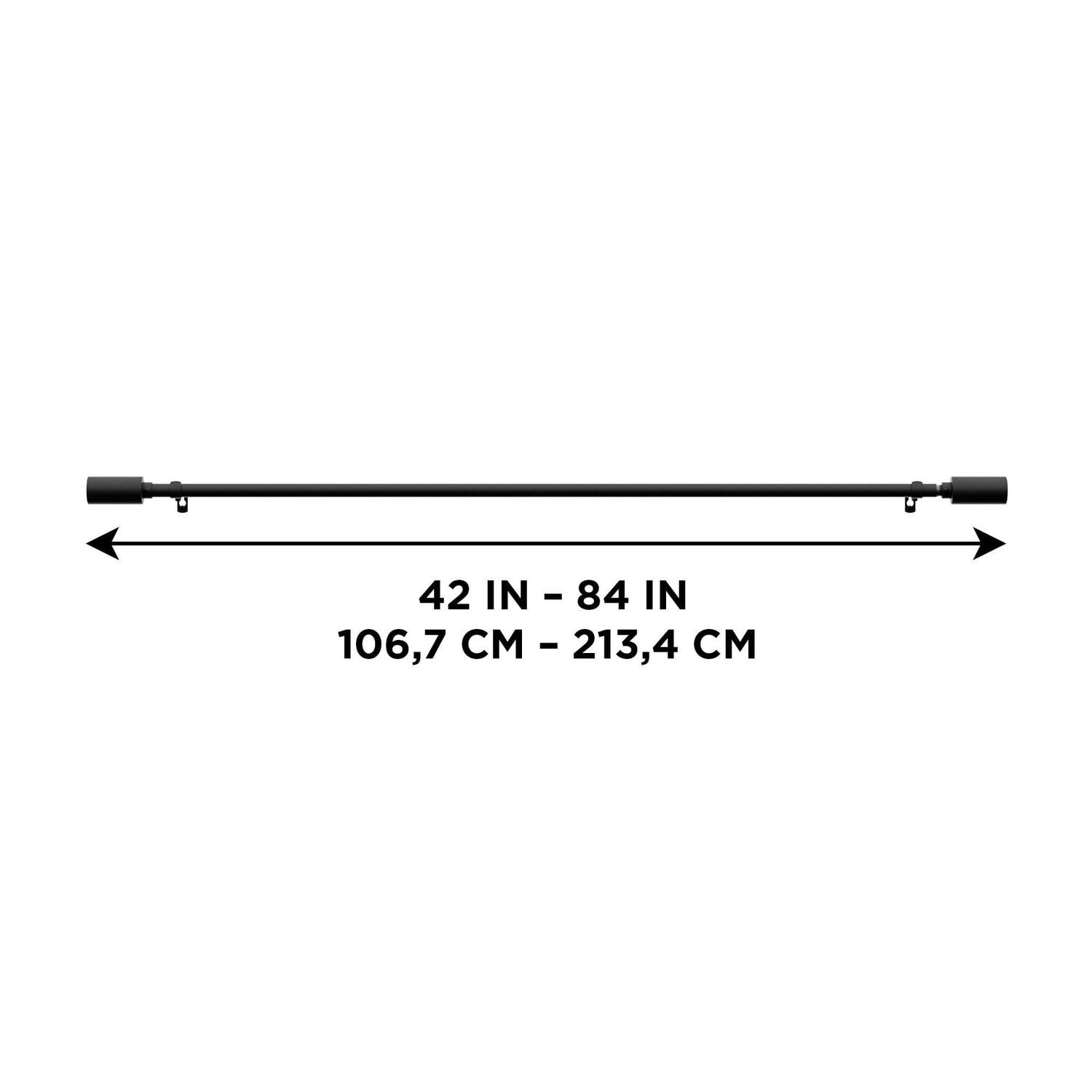 Tringle à rideaux réglable Mainstays, 107 cm à 213 cm
