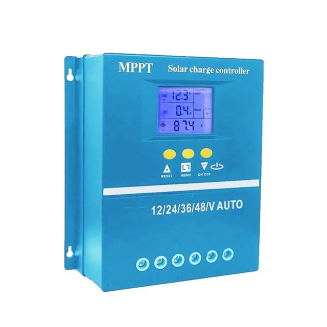Contrôleur de Charge Solaire 90A 70A 60A Auto 12V 24V 36V 48V pour Régulateur de Pile au Plomb et Lithium Double USB Panneau Solaire, Largement Utilisé