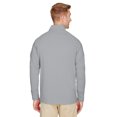 thumbnail image 2 of Men's CrownLux Performance ClubhouseMicro-Stripe Quart-Zip - Noir - 2TG, 2 of 3
