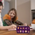 thumbnail image 3 of Large Capacity Pencil Case with Halloween Print, Cotton Fabric, Zipper Closure, 1 in Thick When Closed, Holds Up to 40 Pens, 3 of 4