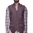 thumbnail image 4 of Atasi Traditional Printed Kurta Churidar Pajama Set With Nehru Jacket For Men, 4 of 5