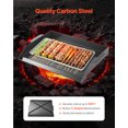thumbnail image 2 of VEVOR 22x16 in Flat Top Griddle Carbon Steel Universal BBQ Grill Pan Cookware, 2 of 9