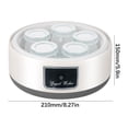 thumbnail image 2 of RRJ Home Automatic Yogurt Maker, Mini Cup Multi-Functional Fermenter for Homemade Yogurt Natto Kefir, Small Kitchen Appliance for Countertop Dorm Office, 2 of 2