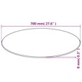 thumbnail image 3 of vidaXL Table en Verre Trempé Rond 700 mm, 3 of 3