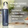 thumbnail image 2 of Brita Premium Filtering Water Bottle with Filter BPA-Free, Sapphire, 768 mL with BONUS 2 Pack filters, 2 of 5
