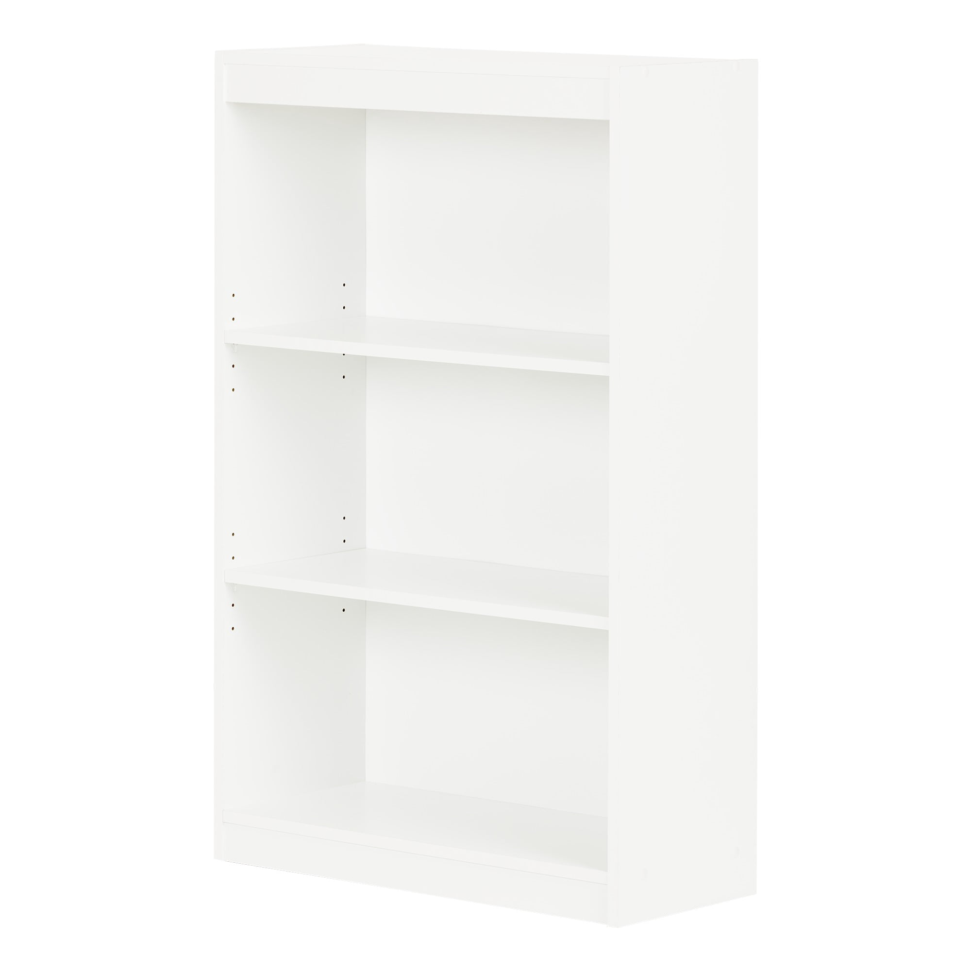 South Shore Axess 3-Shelf Bookcase, in Pure White
