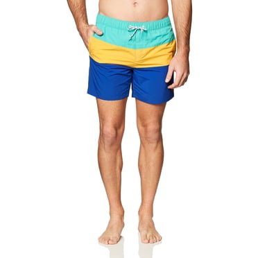 Original Penguin Short de Bain à Rayures pour Homme à Taille Élastique Style Volley
