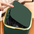 thumbnail image 4 of COFEST Mini Desktop Trash Can Home Kitchen Desk Trash Can With Lid Debris Storage Cleaning Push-type Double Bucket Hidden Garbage Bag Black, 4 of 8