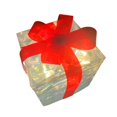thumbnail image 4 of jifeng Christmas LED Lighted Gift Boxes with Bow Transparent Present Case for Christmas Red 15cm, 4 of 9
