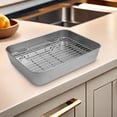 thumbnail image 5 of Binwennn Baking Sheet With Wire Rack And Cover Set Stainless Steel Baking Tray R U St & Warp & Easy Clean Baking Pan For Oven Cooking Cookie Sheet Nonstick round Baking Pan Set for Oven Wire Rack for, 5 of 5