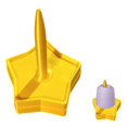 thumbnail image 2 of Clearance! Yarn Spinners/Holders Star Shaped Plastic Yarn & Thread Holder with Twirling Mechanism Heart Shaped Design Smooth Yarn Holder for Crocheting for Craft One Size Multi-Color, 2 of 7