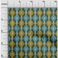 thumbnail image 1 of oneOone Silk Tabby Fabric Swirl Ikat Print Sewing Fabric BTY 42 Inch Wide, 1 of 4