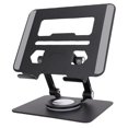 thumbnail image 1 of Support pour Tablette, Support de Tablette Ajustable, Support de Bureau Pliable pour Liseuse Électronique de Tablettes de 5,8 à 12,9 Po, avec Base Rotative à 360, 1 of 7