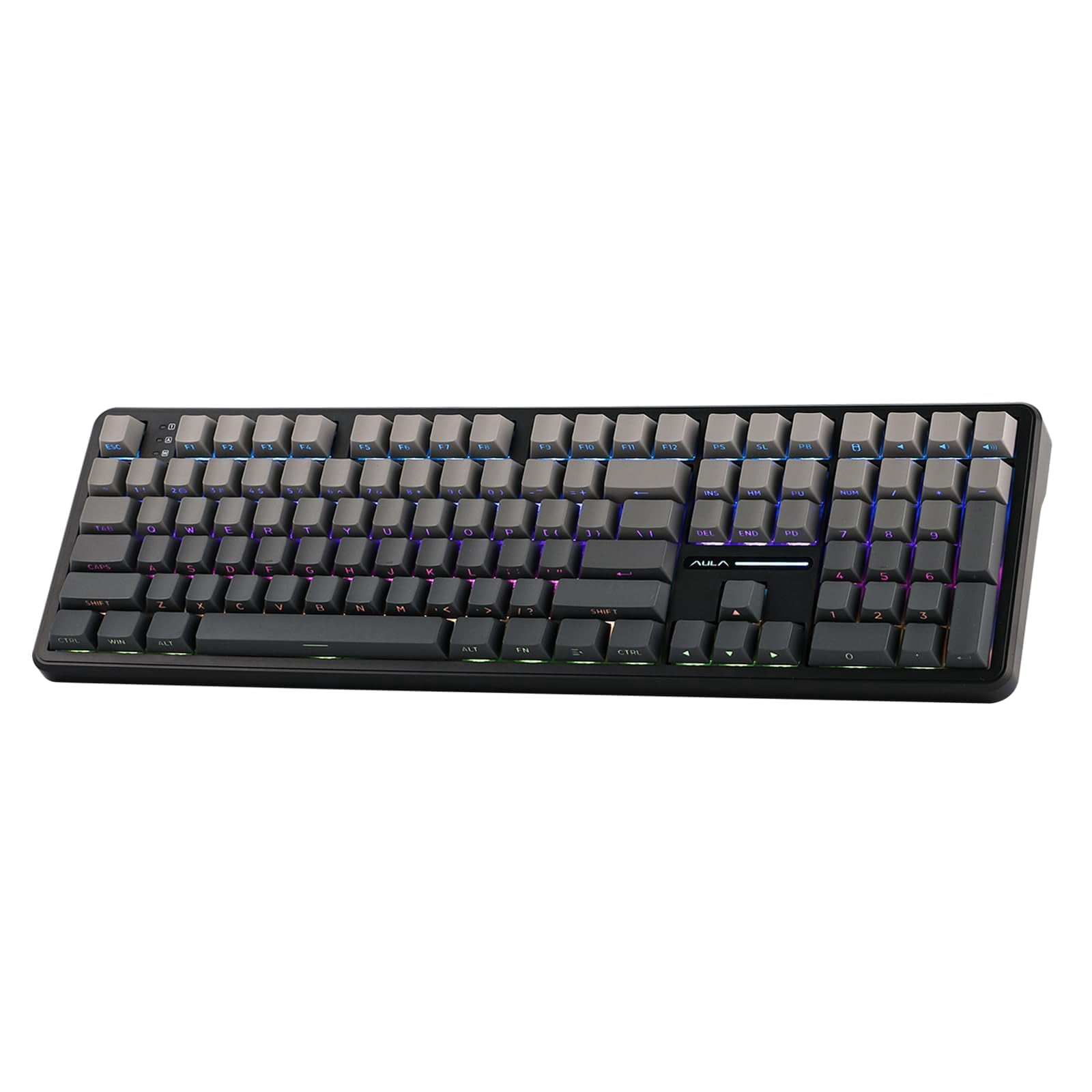 EPOMAKER Aula F108 Wireless Gaming Keyboard, Full Size Mechanical Keyboard with 4000mAh Battery, 108 Hot-Swappable and Programmable Keys, RGB Backlig