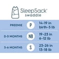 thumbnail image 4 of HALO® SleepSack® Swaddle - Cotton - Grey, Small, Swaddle, 4 of 8