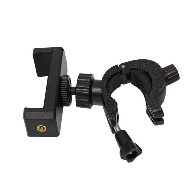 Baohd Automatic 360 掳 Rotatable Mobile Phone Holder Handlebar Phone Stand For Ring Light DSLR Photography Tripod Camera