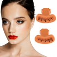 thumbnail image 1 of CYC Eyelash Stamp Lower Lash Stamp Silicone Lash Pad Reusable Eyelashes Natural Looking False Eyelashes Eye Makeup Applicators Perfect For Various Eye Shapes 2pcs, 1 of 5