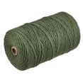 thumbnail image 1 of Unique Bargains Cotton Rope Twine String Twisted Braided Cord, Army Green 200m/218 Yard for Wall Hanging, Macrame Knotting, 1 of 7