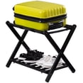 thumbnail image 4 of Costway Ensemble de 3 Supports de Bagages Pliants avec Tablette Valise de Voyage Support de Rangement pour Chaussures, 4 of 9
