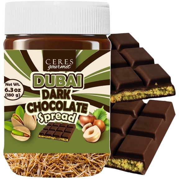 Ceres Gourmet Tartinade de Chocolat aux Pistaches Gourmet Pot Kataifi Croustillant 1 Unité 6,35 oz