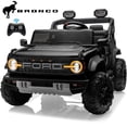 thumbnail image 1 of 24V 2 Seater Ride on Cars for Big Kids, Licensed Ford Bronco Raptor Powered Ride on Toy Truck with Remote Control, Spring Suspension, Bluetooth, LED Light, Electric Car for Kids 3-8 Boys Girls, Black, 1 of 8