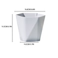 thumbnail image 3 of TopLLC Balcony Household Plastic Flower Pot Nordic Thickened Large Flower Pot, 3 of 3
