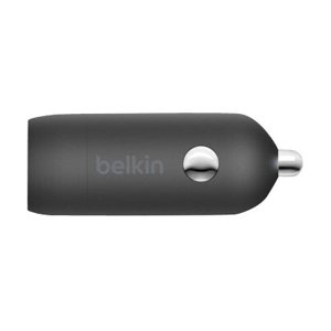 Belkin BoostCharge Chargeur de voiture - Adaptateur d'alimentation pour voiture - 18 watt - 3.6 A (24 broche USB-C) - noir