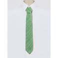thumbnail image 2 of INSPIRE CHIC Men's Self-Tied Solid Color Formal Slim Ties Green, 2 of 5