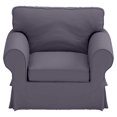 thumbnail image 5 of Le Remplacement de Housse de Sofa Ektorp en Coton Épais Est Rendu Compatible pour Chaise IKEA Ektorp (Fauteuil) (Polyester Lin), 5 of 5