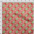 thumbnail image 4 of oneOone Cotton Poplin Twill Red Fabric Abstracts Craft Projects Decor Fabric Printed By The Yard 56 Inch Wide, 4 of 4