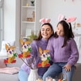 thumbnail image 4 of EGNMCR Easter Decorations Easter DIY Wooden Picture Board Rabbits Coloring Art Decoration Eggs Gift Parents And Children Activity Easily Accomplished Flowers 4ML Wooden coloring board, 4 of 6