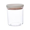 thumbnail image 2 of DOLITY Bocal de Rangement Récipient Décoratif Bocal Transparent Boîtes Étanches Bocal de Stockage Alimentaire Blanc Rose 350ML, 2 of 9