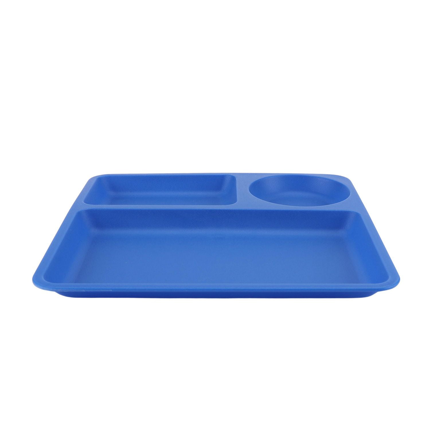 Assiette divisée en polypropylène bleu pour enfants Mainstays 9,5 pouces 1 pièce