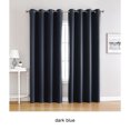 thumbnail image 2 of kurtrusly 2 Pcs Rideaux Occultants pour Foncé et Confortable dans n'Importe Quelle Pièce Couleurs Simples et Pures Bleu Foncé 132*160, 2 of 6