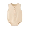 thumbnail image 2 of Birdeem 3-24 Months Jumpsuit Summer Gauze Thin Sleeveless Newborn Clothes Rompers, 2 of 12
