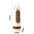 thumbnail image 4 of Sentmoon Tower Fan Portable Fan Desktop Portable Fan with Three Wind Speeds Automatic Oscillating Head with Night Light for A Cool and Soothing Feeling Suitable for Home Office and Bedroom Use, 4 of 8