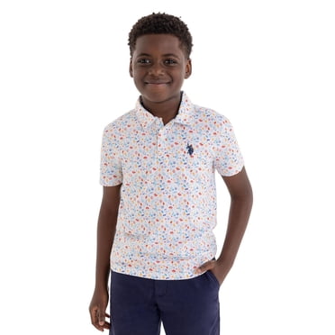 U.S. Polo Assn. Boy's Short Sleeve Play-formance Polo Shirt