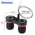 thumbnail image 2 of Bgsha Bicycle Shift Levers Mountain Bike Handlebar Grip Handle Gear Shifter Set, 2 of 10