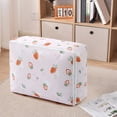 thumbnail image 4 of Waterproof Portable Storage Bag, Heavy Duty Zipper Clothes Quilts Organizer Box, Large Capacity Foldable Travel Moving Dorm Garment Carrier, 4 of 5