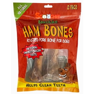 2 Boîte de jambon brésilien Bone / Fémur de porc dans la serrure zippée PVC sac