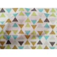 thumbnail image 4 of oneOone Tissu Popeline de Coton Tissu Ikat Triangle Imprimé au Mètre 56 Pouces de Large, 4 of 4