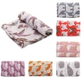 thumbnail image 4 of Baby Muslin Blanket Newborn Bedding Cotton Bath Towel, 4 of 8