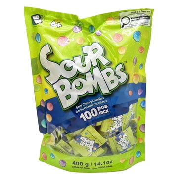 Brands Unlimited Sour Bombs Chewy Candy 100pcs Bag