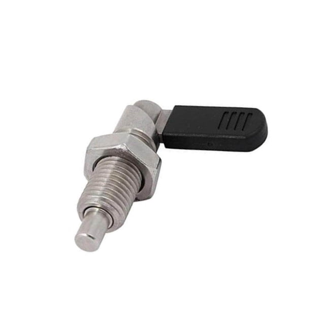 facefd 1x Piston d'Indexation Type L Boulons de Verrouillage en Acier Inoxydable Filetage Fin Argent M16-10
