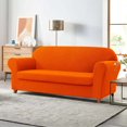 thumbnail image 2 of Housse de Sofa 2024 1 Pce Housse avec Coussin d'Assise extra Extensible Housse de Siège TG Sofa Ivoire, 2 of 7