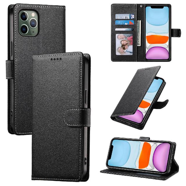 Case for FOXDOCK iPhone 11 Pro Wallet Case – Premium Leather, 3 Card Slots, Shockproof Protection