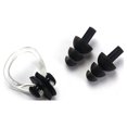 thumbnail image 1 of stanreset Waterproof Nose Clip Swimming Anti-noise Earplug for Protection Ear Protector Black 1Set, 1 of 6