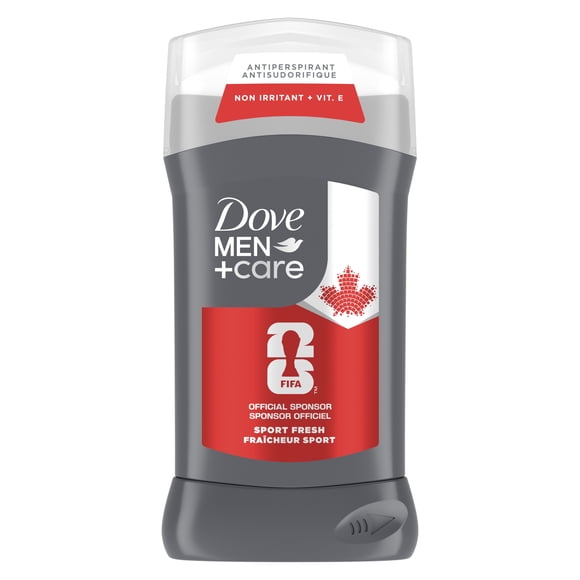 Dove Men+Care Édition Limitée FIFA Antisudorifique en Bâton Fraîcheur Sport, 76 g