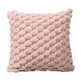 thumbnail image 2 of Yhmxh Pillow Covers Throw Pillow Covers Pillow Protector Weaving Snowflake Velvet Solid Color Pillow Office Sofa Lumbar Support Pillow Bedside Support Pillowcase Cushion Cushion Cover, 2 of 7