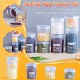 thumbnail image 2 of Transparent Food Storage Containers with Lids, Airtight Food Storage Cereal Containers for Bulk Food Storage Plastic Container, Pantry Organization and Canister for Rice, Pasta, Sugar & Flour, 2 of 2